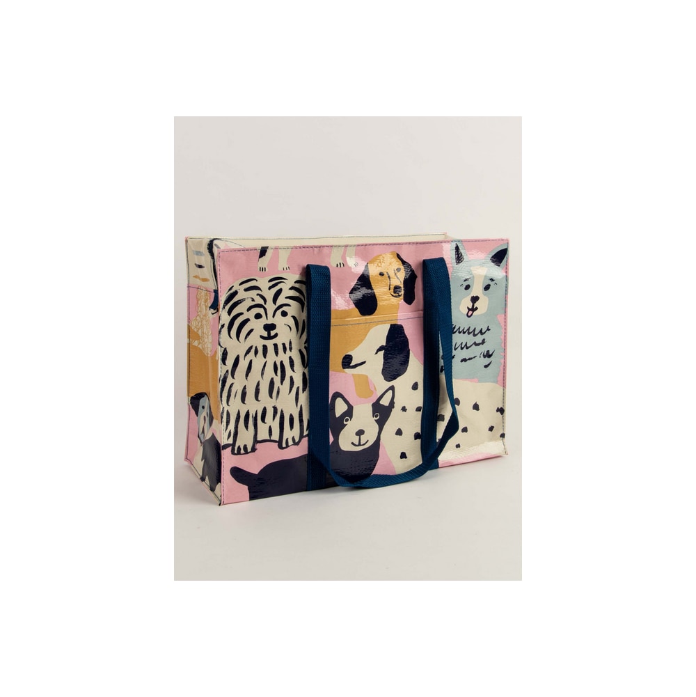 BlueQ, Tote, Novelty, Art & School, Unisex, Shoulder, Happy Dogs, 676211
